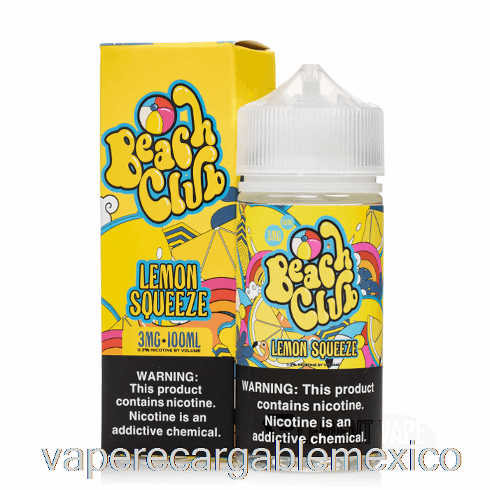 Vape Recargable Exprimidor De Limón - Beach Club - 100ml 0mg
